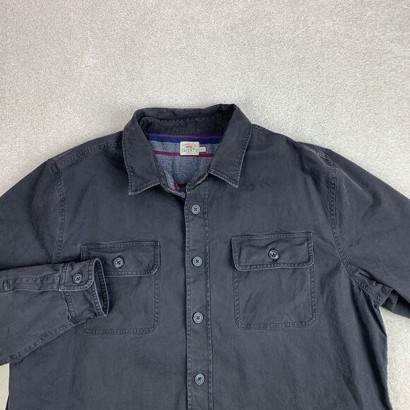 Faherty Other - Faherty Jacket Mens XXL Flannel Blanket Lined Shacket Shirt Chore Barn Coat